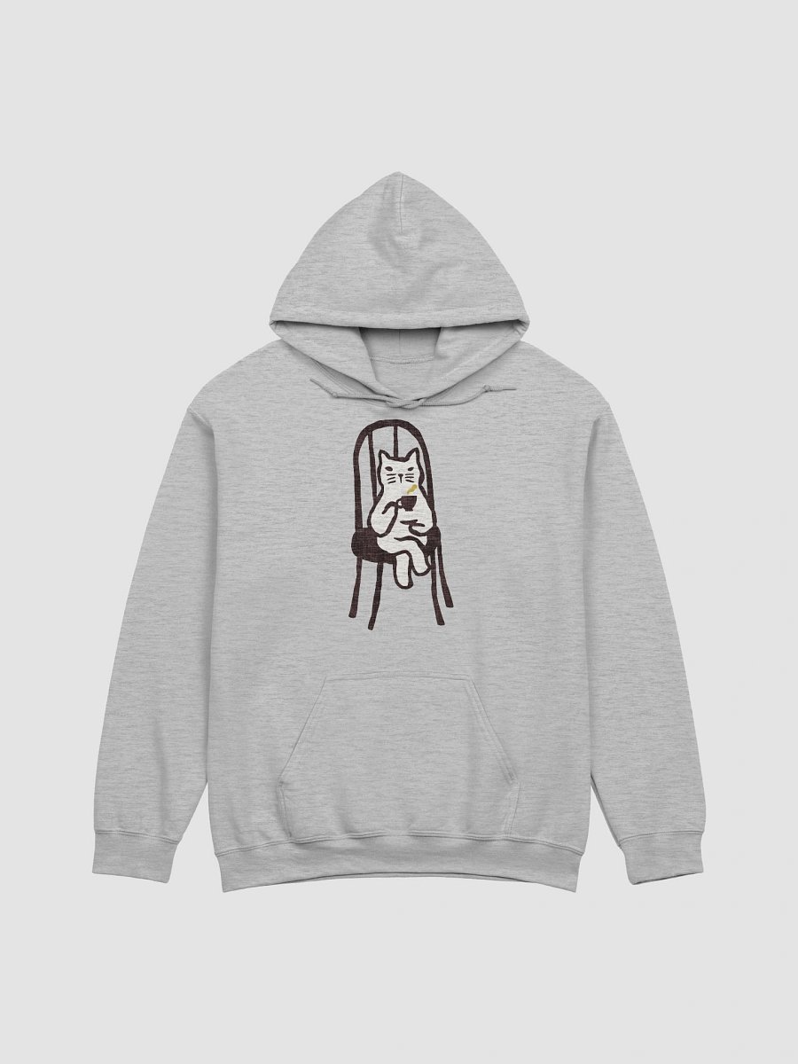 Afternoon tea with cat graphic hoodie product image (21)