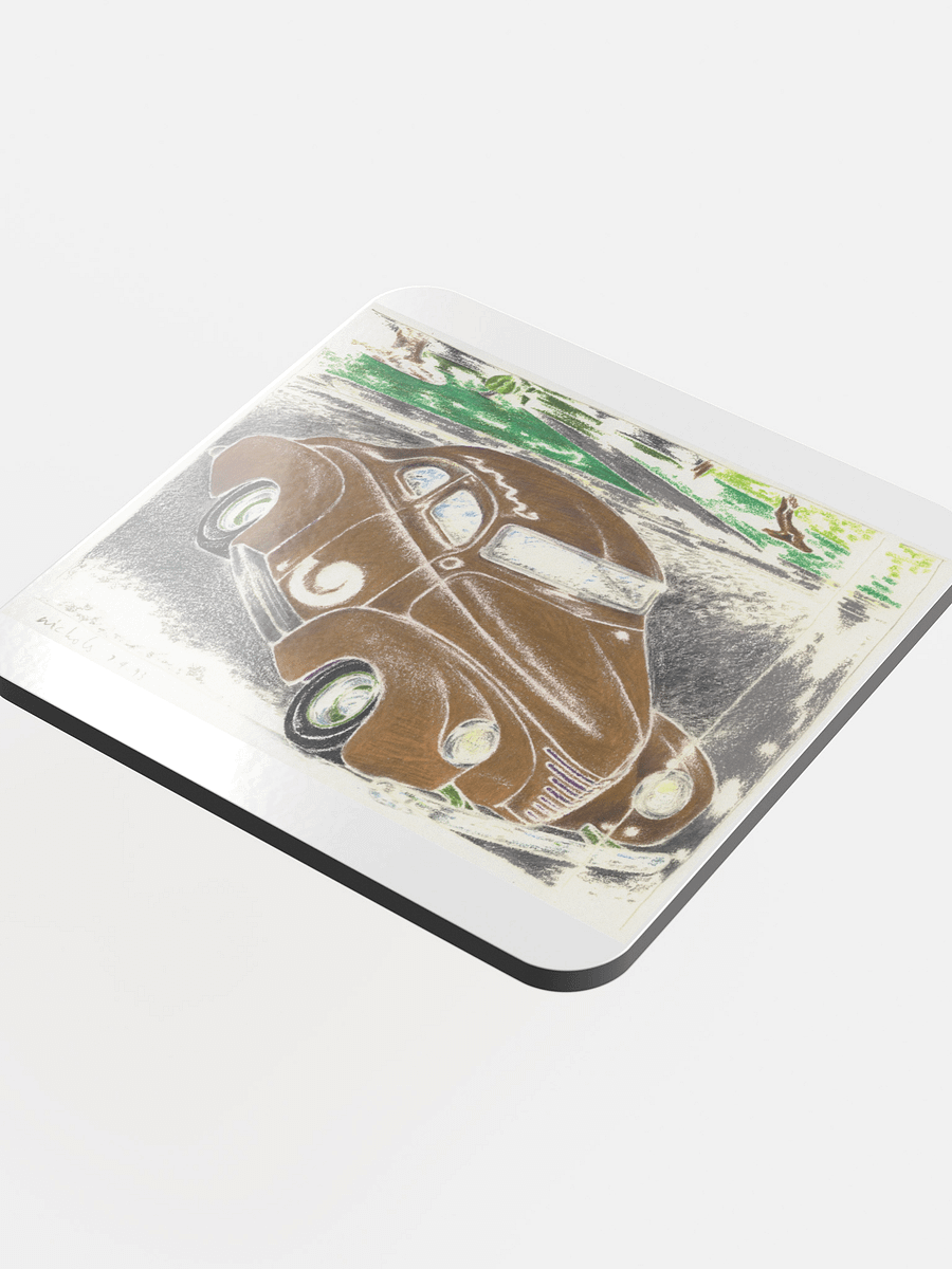 Gold Kustom Car coaster product image (4)