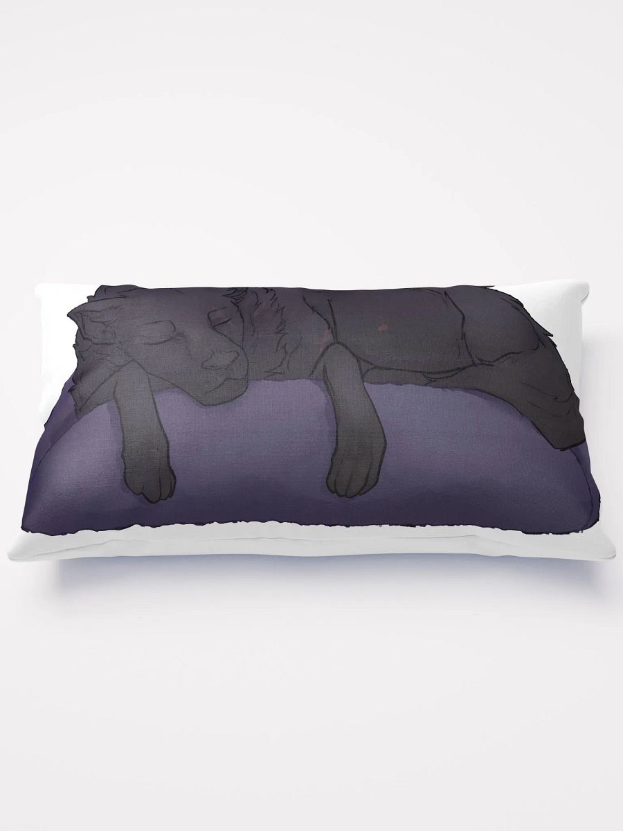 "The Slumbering Wolf" Decorative Cozy Pillow product image (1)
