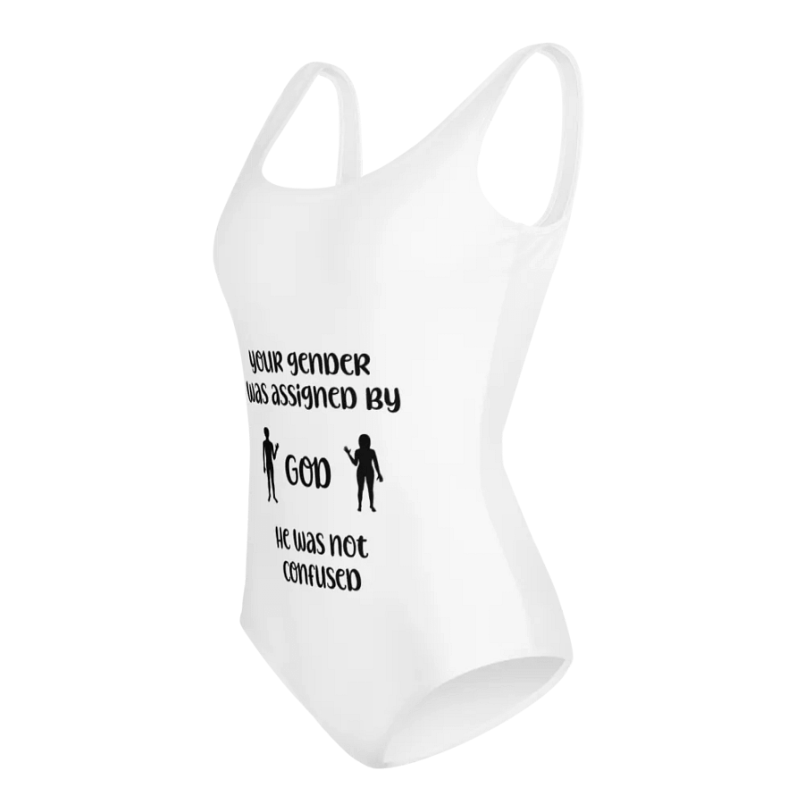 Your Gender Was Assigned by GOD. Midnight Splash Youth Swimsuit product image (4)