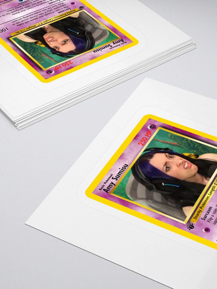 Amy Sumisu Pokémon Card sticker product image (4)