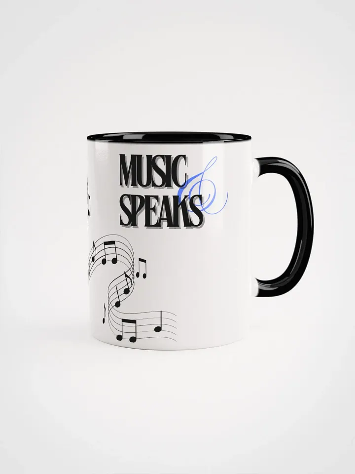 Musical Notes Mug: Where Words Fail, Music Speaks product image (1)