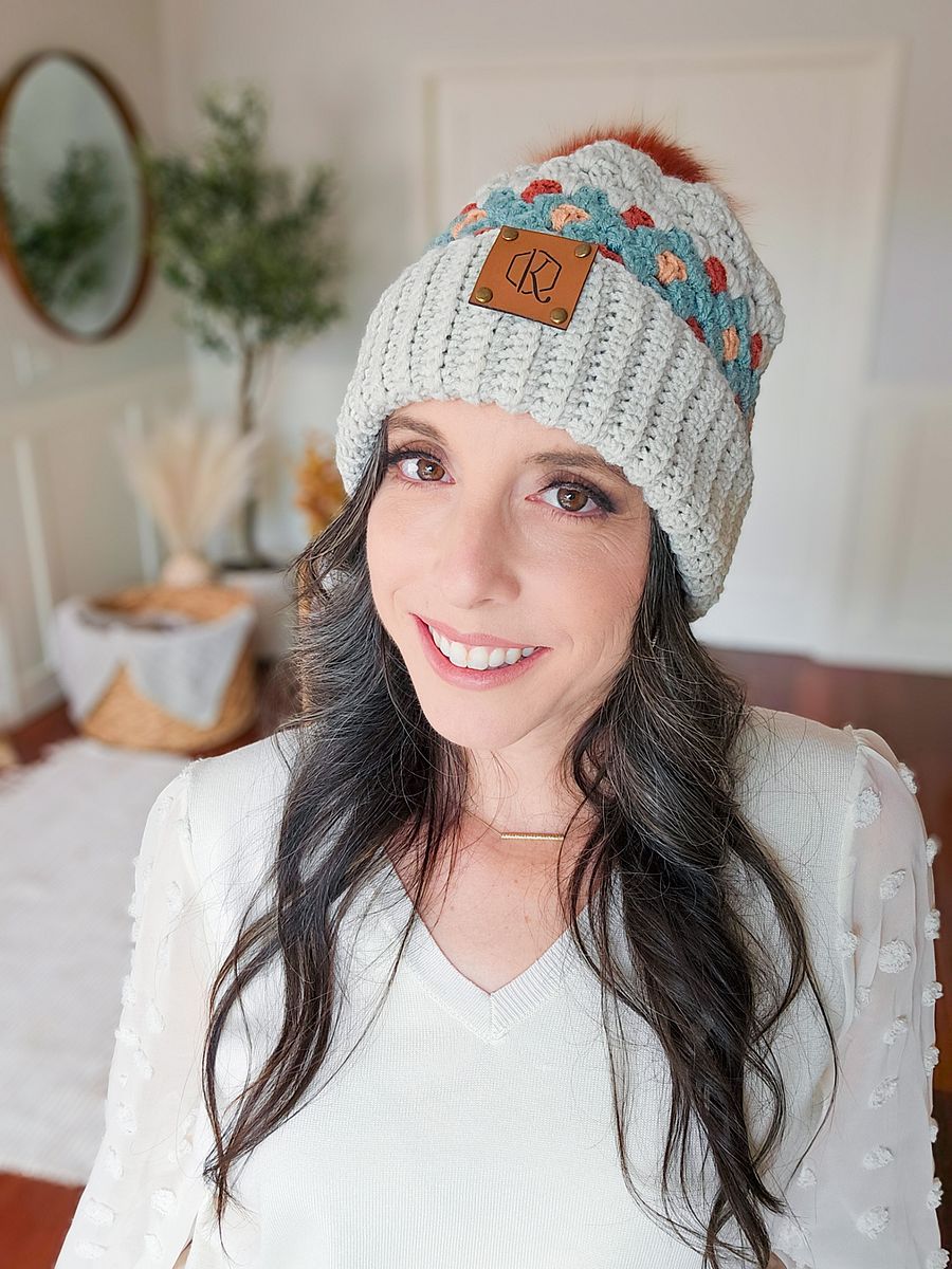 Gemstone Hues Crochet Beanie PDF Pattern product image (3)