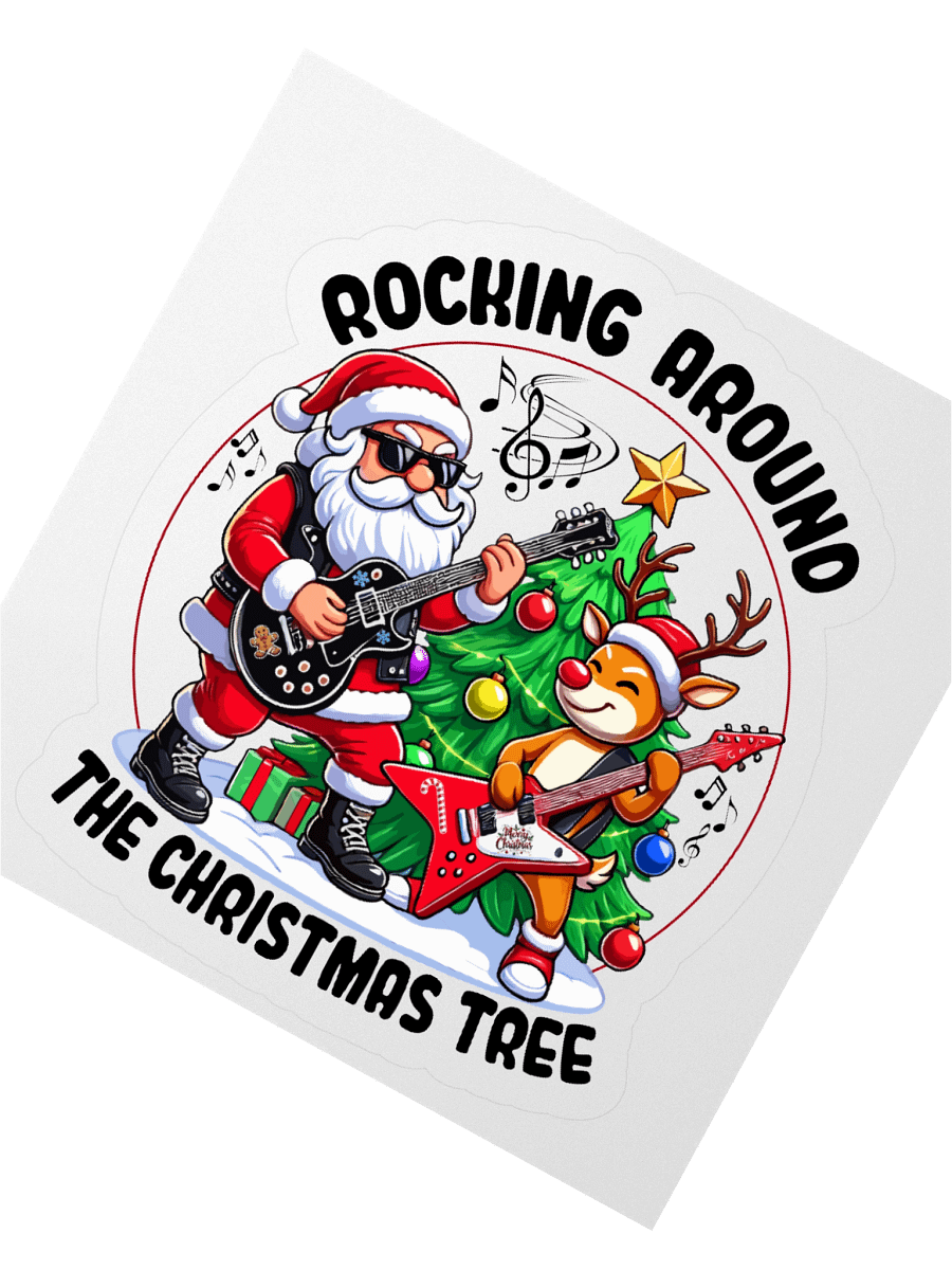 Rocking Around The Christmas Tree Sticker product image (6)