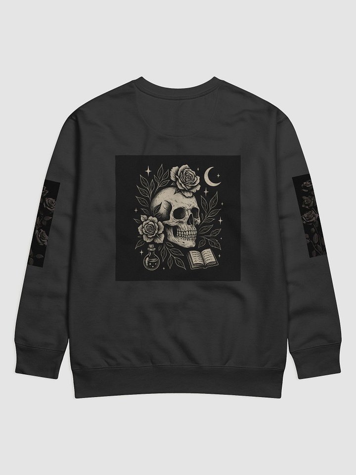 Gothic Rose Skull Sweatshirt product image (2)