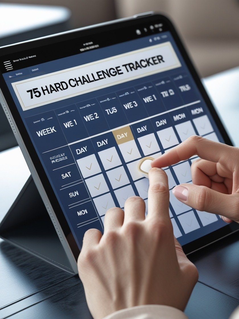 75 Hard Challenge Digital Tracker – Stay on Track & Crush Your Goals! product image (3)