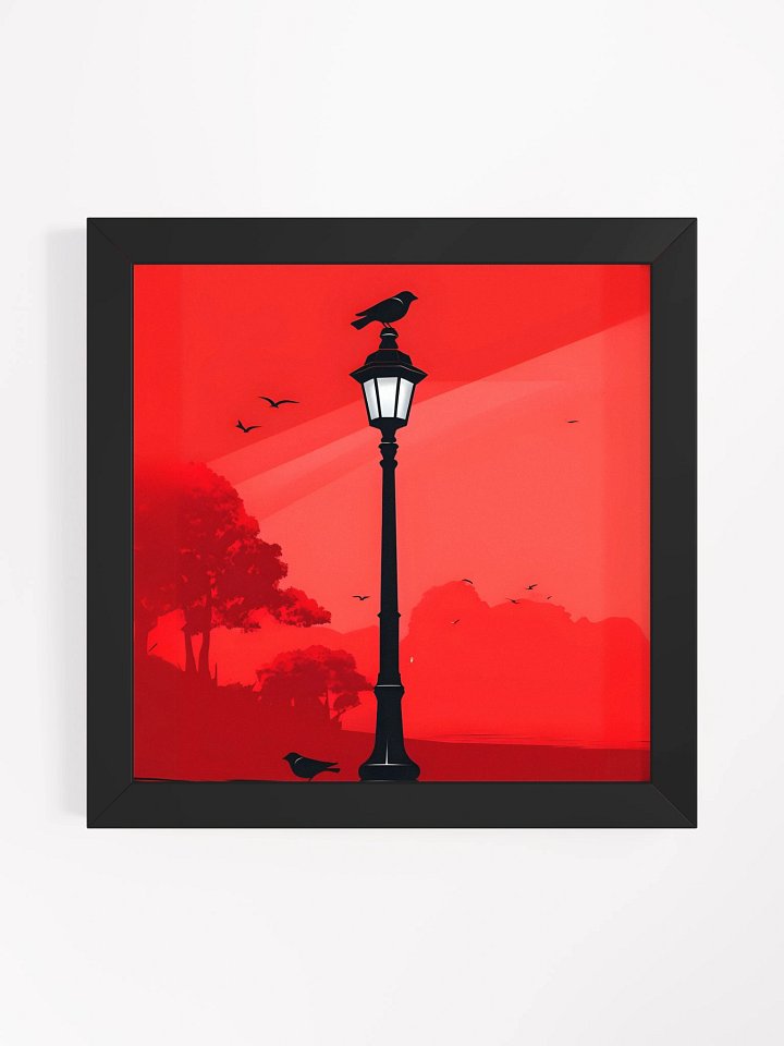 Red Raven Framed Premium Poster product image (2)