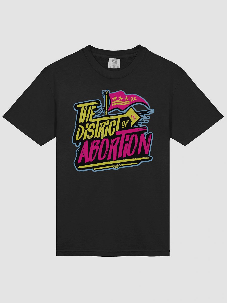 The District of Abortion CMYK Black Shirt product image (3)