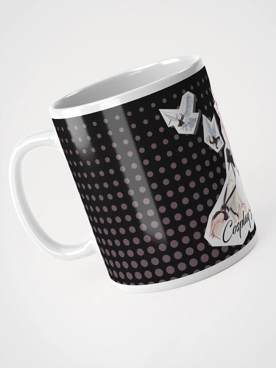 LZ's pigeons black mug product image (4)