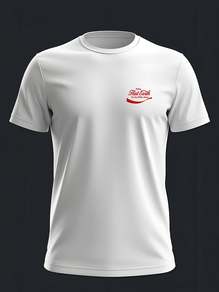 Flat Earth - It's the REAL Thing! Classic Cola Style T-Shirt product image (1)