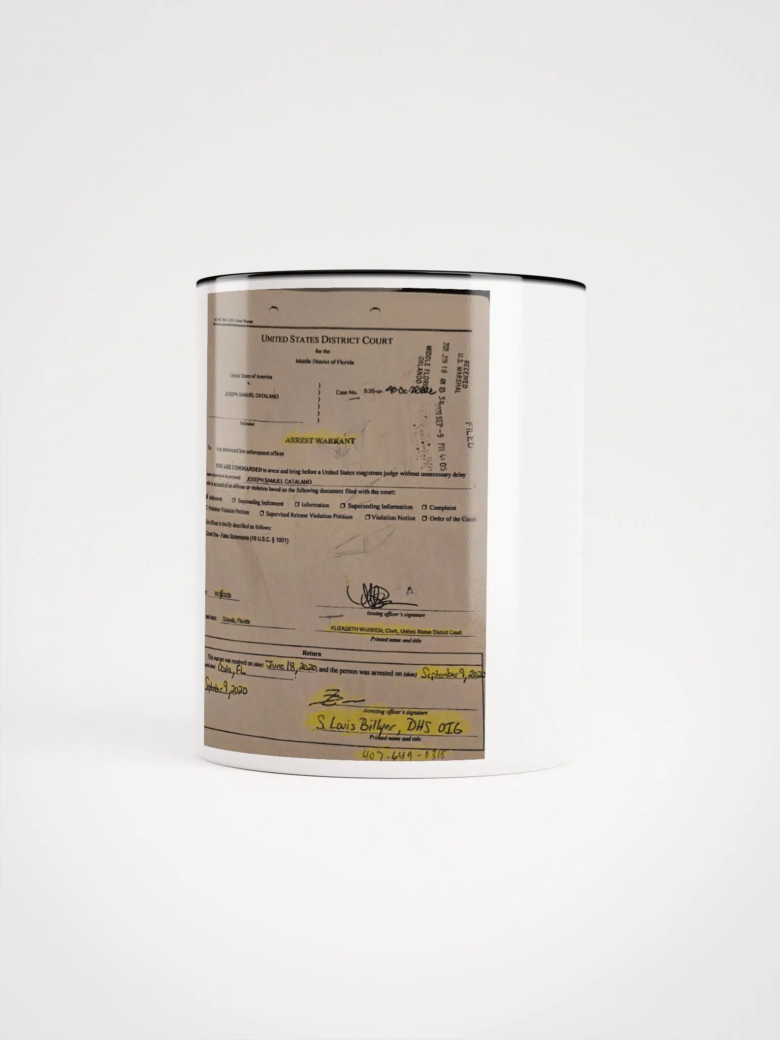 True Crime Ceramic Mug product image (4)
