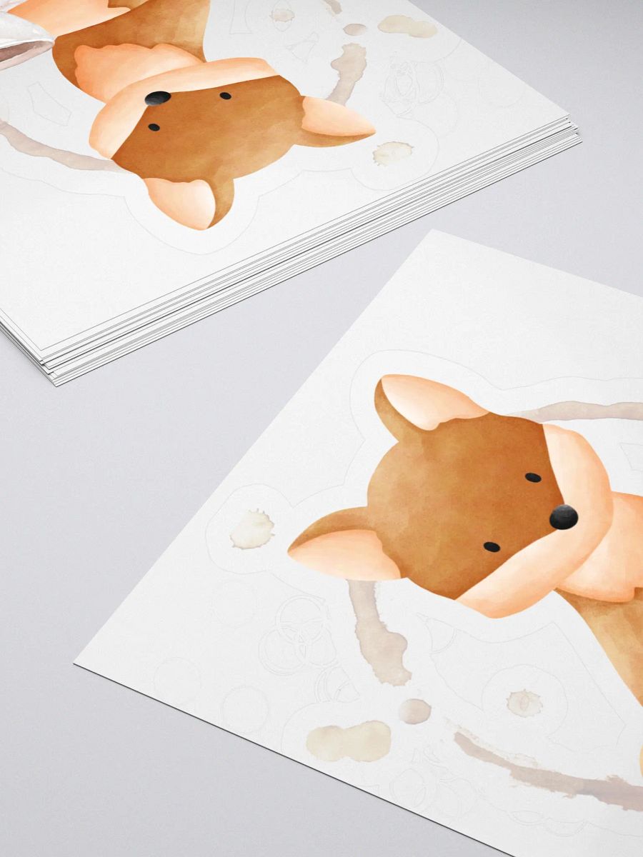 Coffee with Peach | Kiss Cut Sticker product image (11)