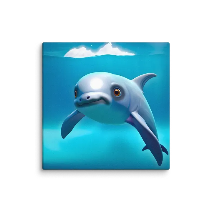 Endangered Species - Mexico - Vaquita Canvas Art product image (1)