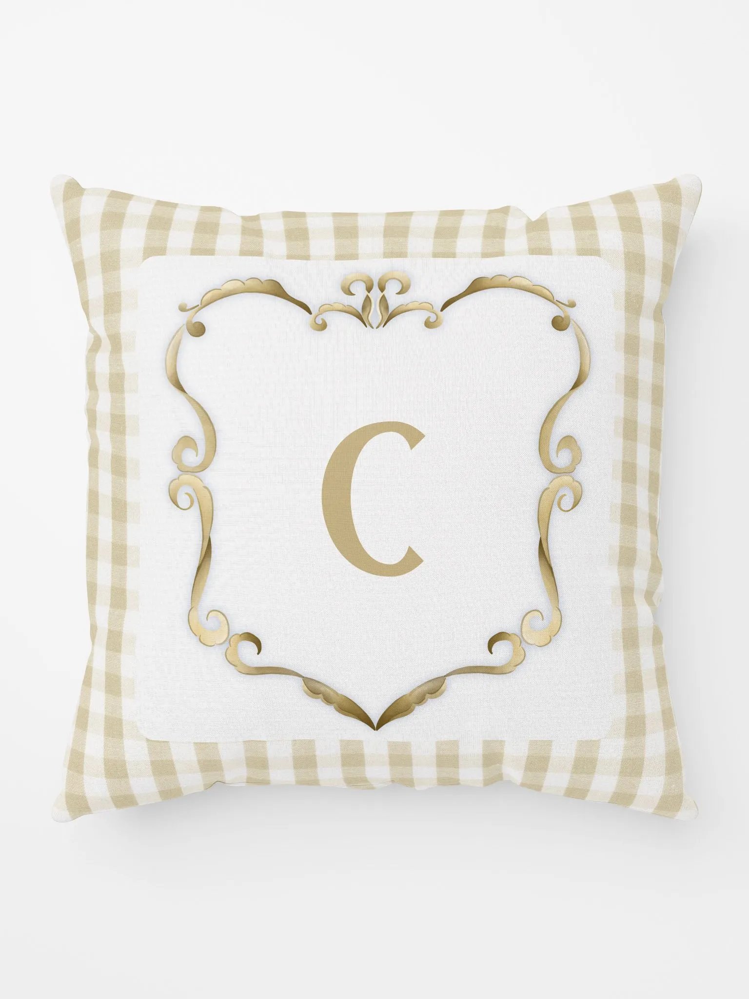 Beige Preppy Charm Pillow C product image (5)