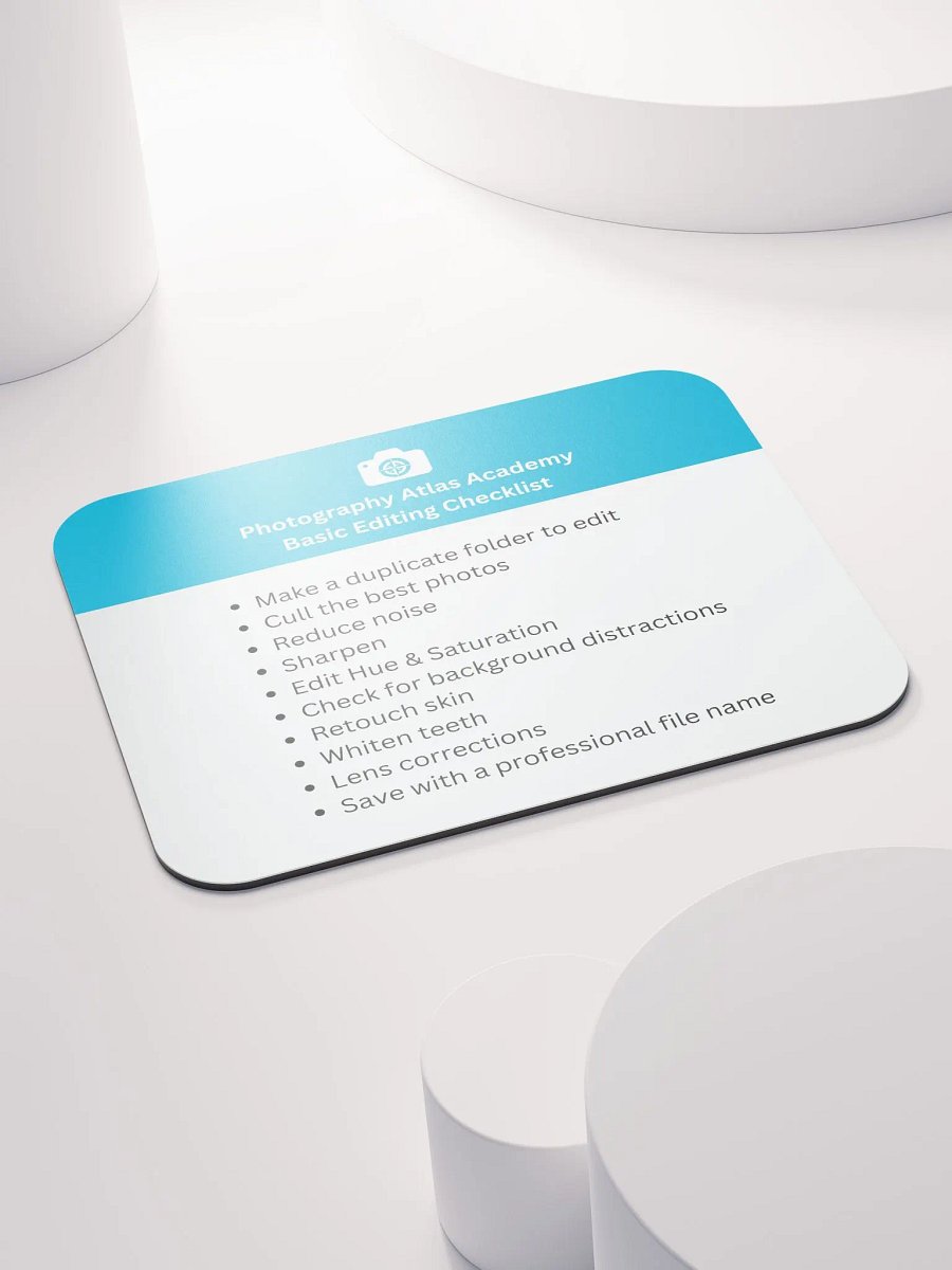 Basic Editing Checklist Mousepad product image (4)
