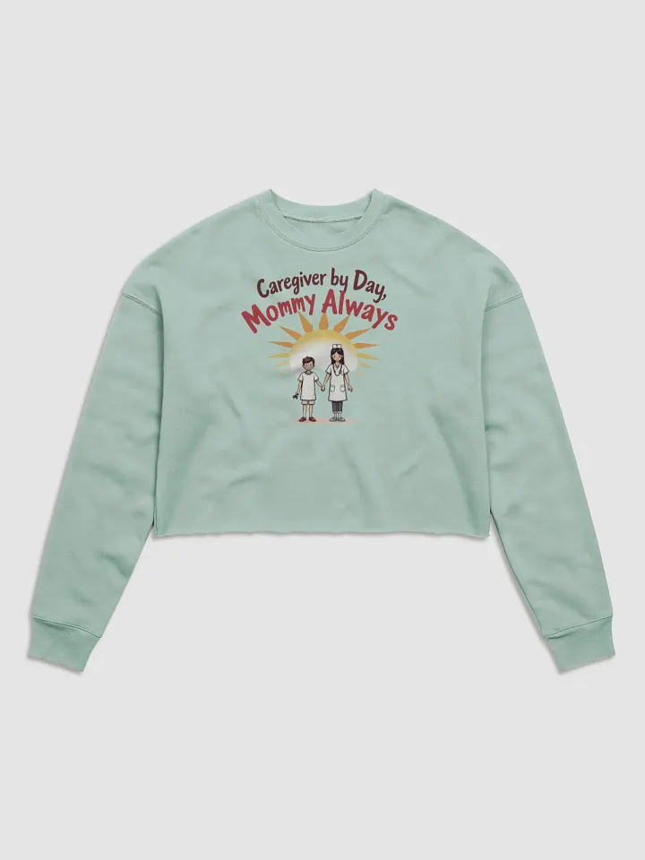 Sunshine Nurse Mom Crop Sweatshirt product image (2)
