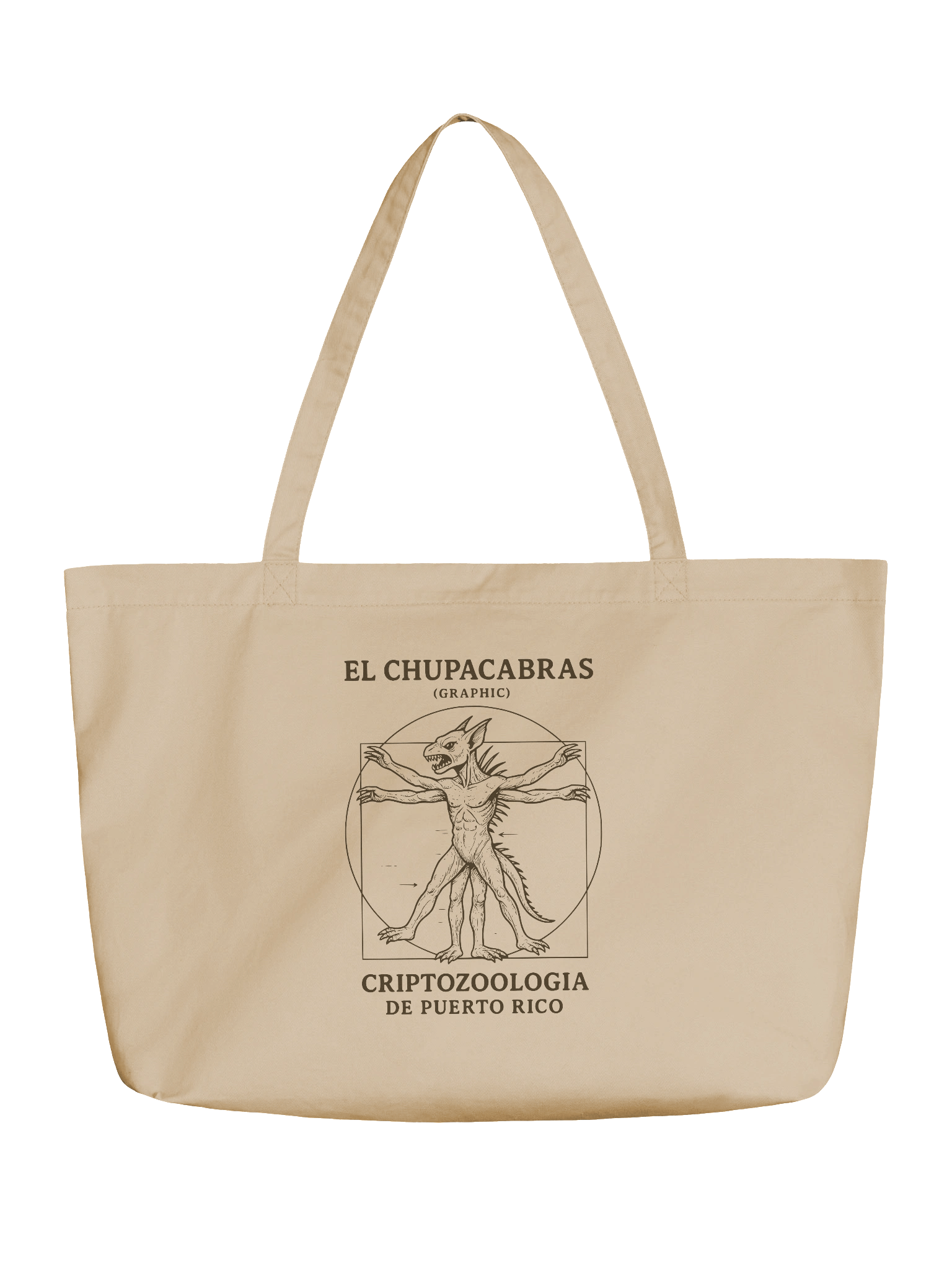 Chupacabras de Vitruvio Tote Bag product image (1)