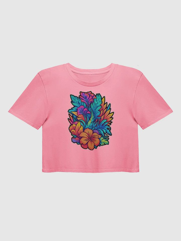 Tropical Blooms Women's Crop Top product image (17)