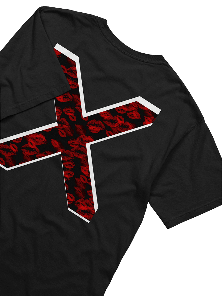 Black X Red Lipstick Kisses | Shirt product image (2)