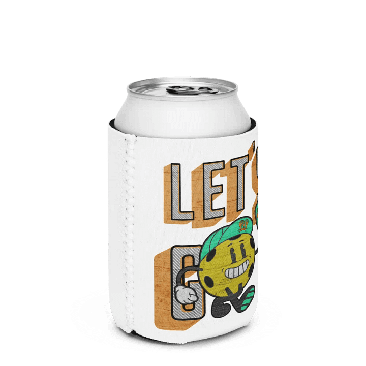Lets Go Pickleball Mascot Can Cooler product image (2)