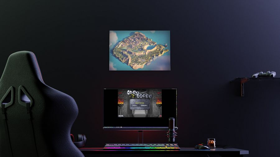 Ape Atoll | Enhanced Matte 3D OSRS Poster product image (2)