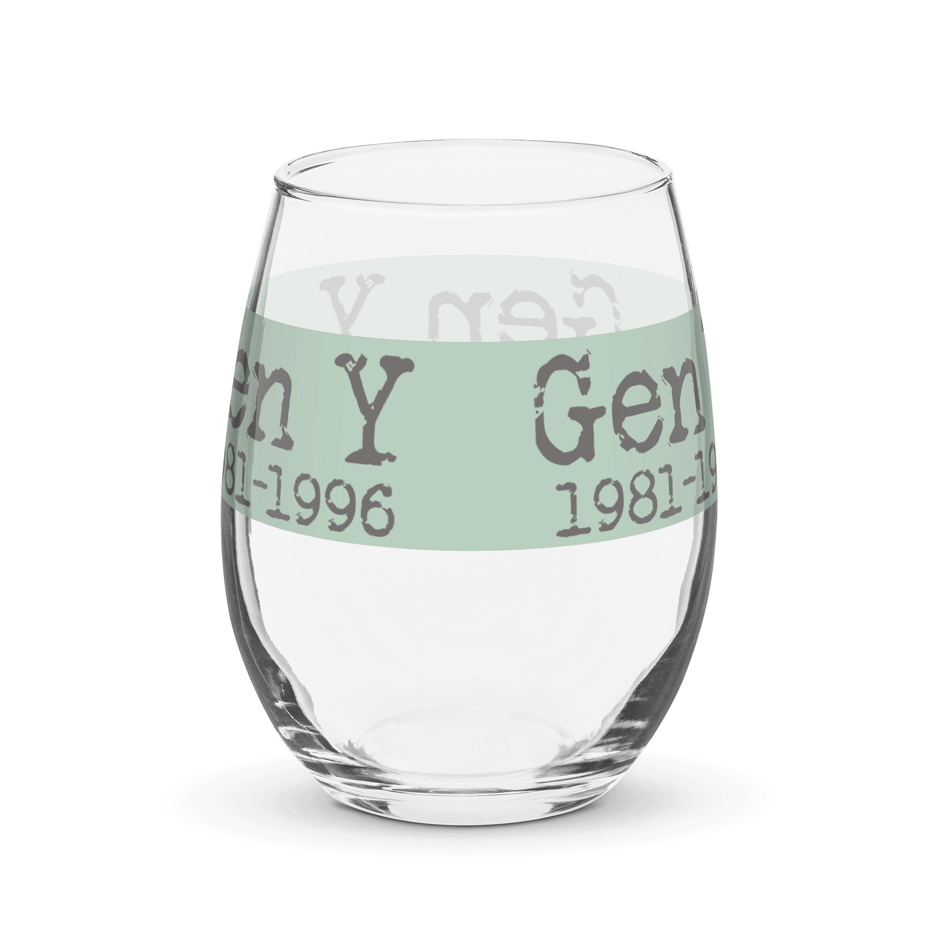 Gen Y 1981-1996 Stemless Wine Glass product image (2)