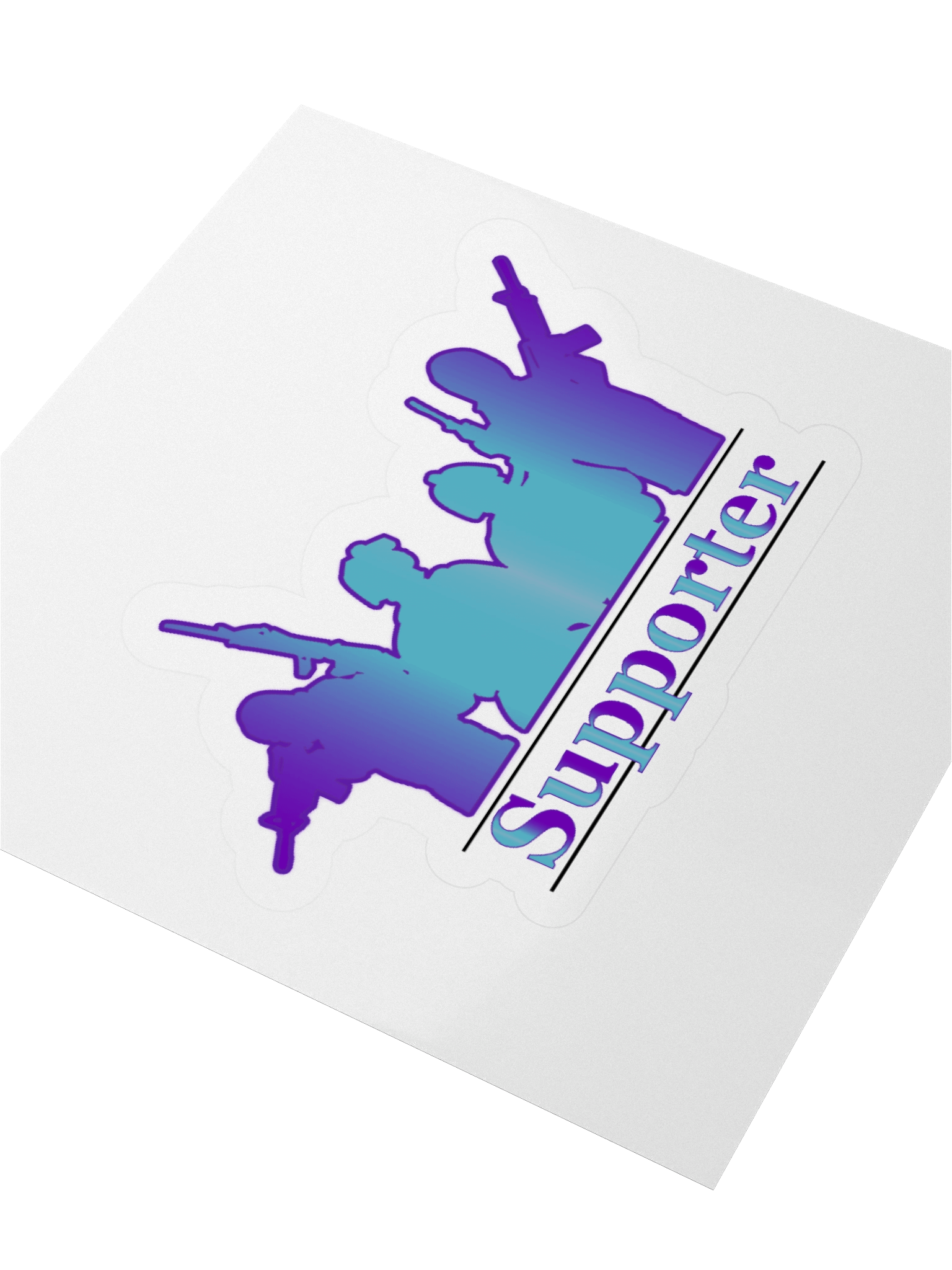 Supporter Stickers (Periwinkle) product image (10)