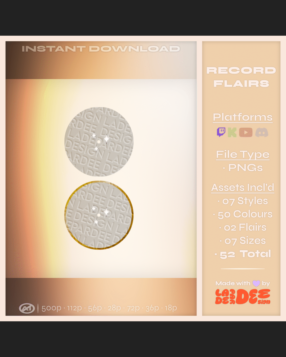 Vinyl Record Badges product image (6)
