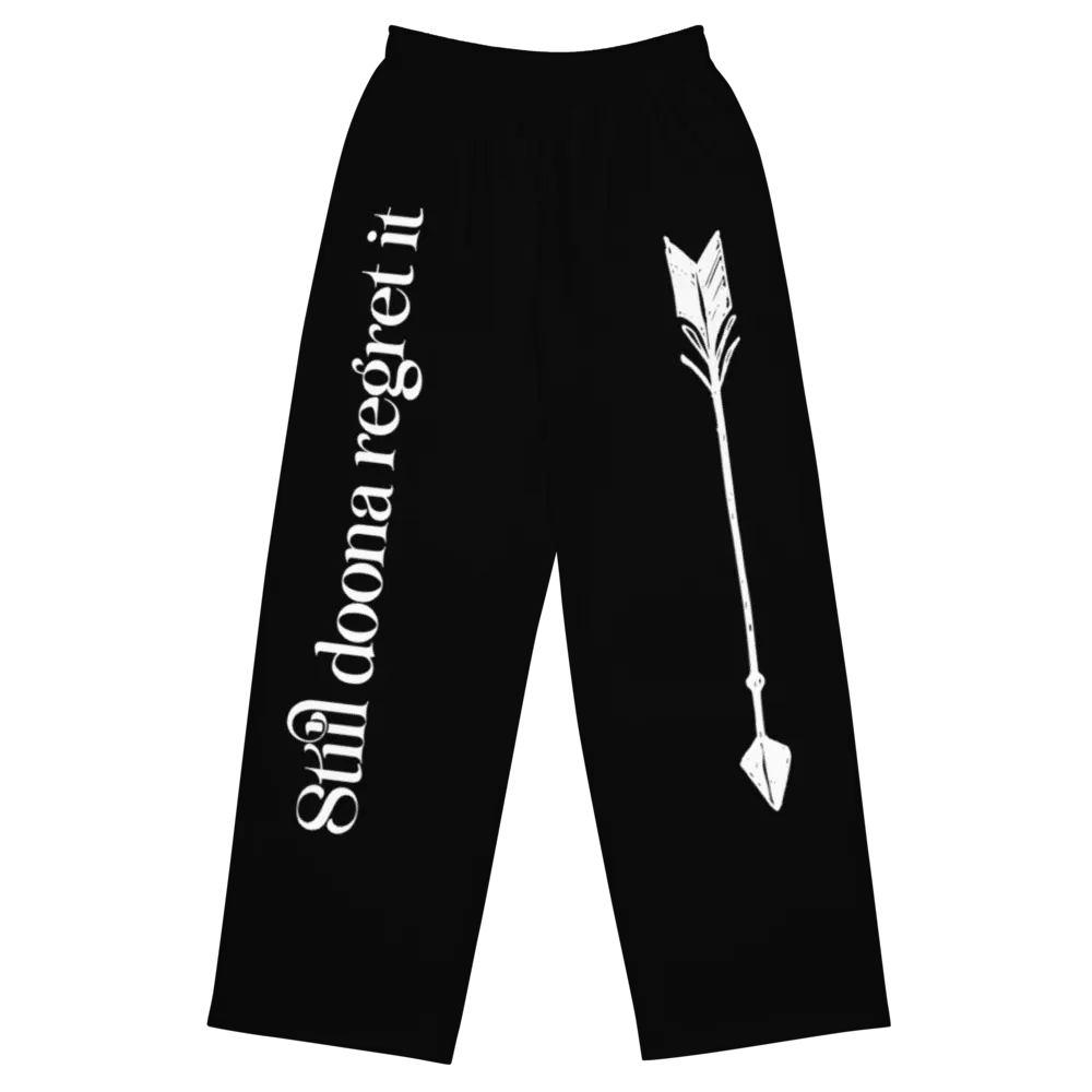 Still Doona Regret It Unisex Wide-Leg Pants product image (1)