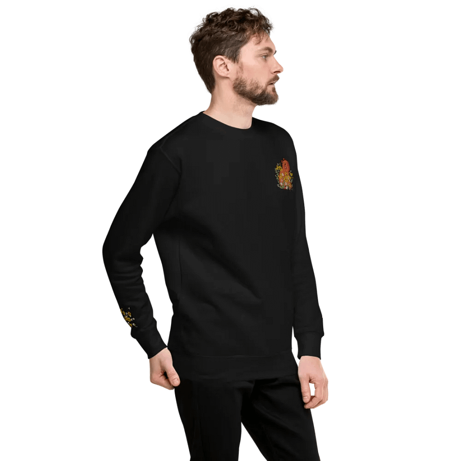 Whimsical Capybara Daisy Sweatshirt product image (12)