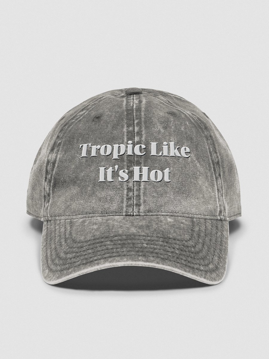 Tropic Like It's Hot Embroidered Vintage Wash Denim Dad Hat product image (1)