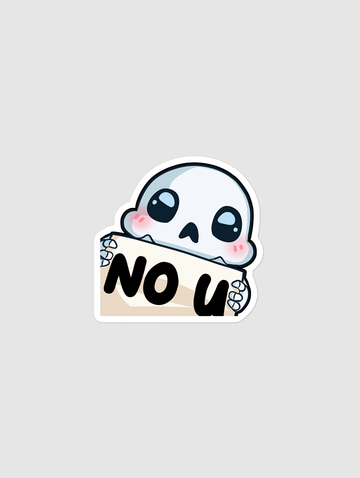No U - Sticker product image (1)