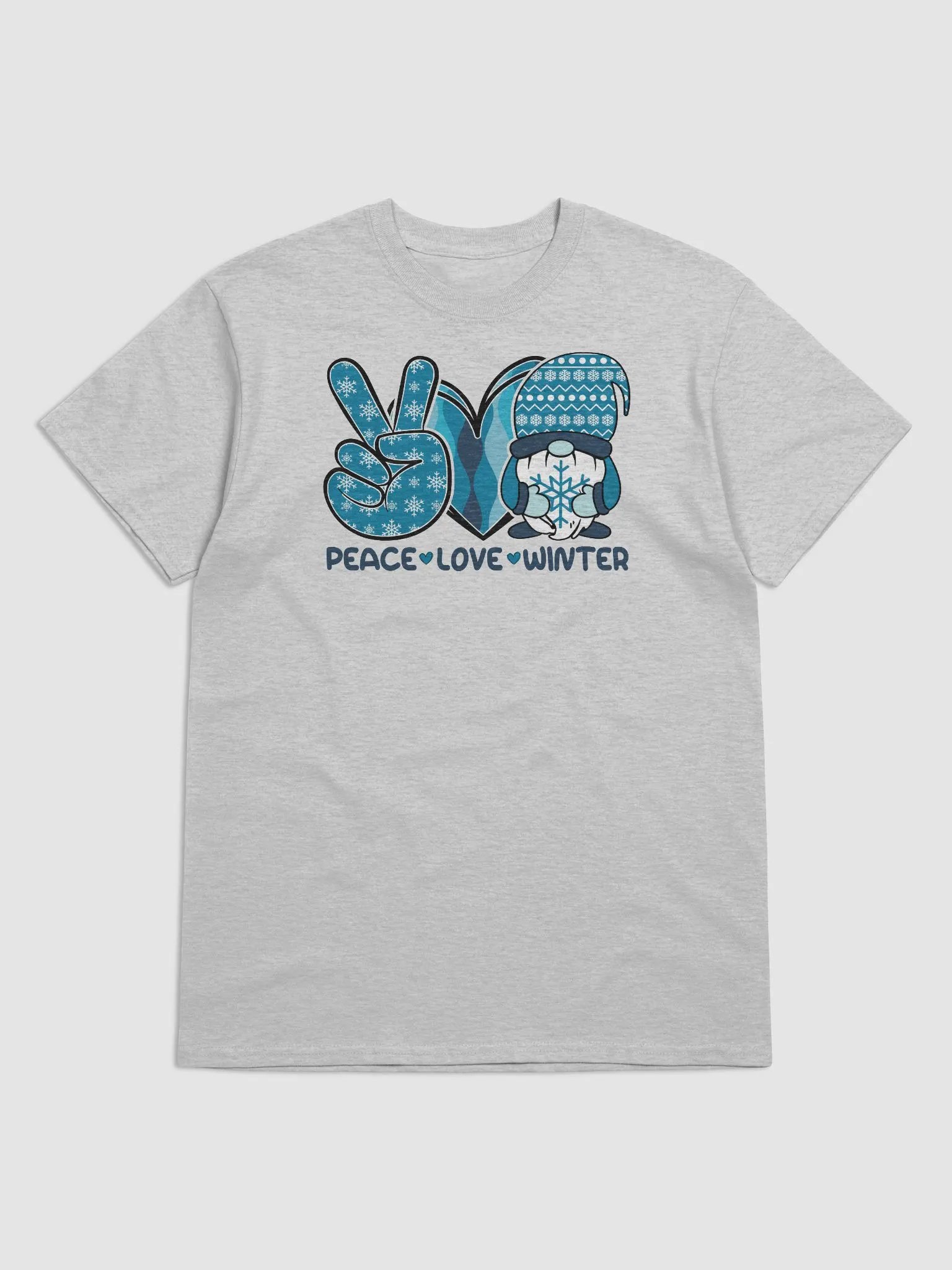 PEACE LOVE WINTER T-SHIRT product image (1)
