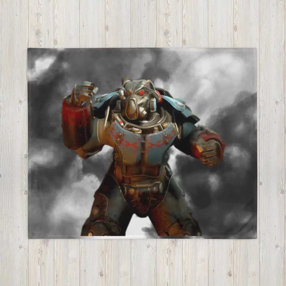 Power Armor Smokey Cloud Throw Blanket product image (4)