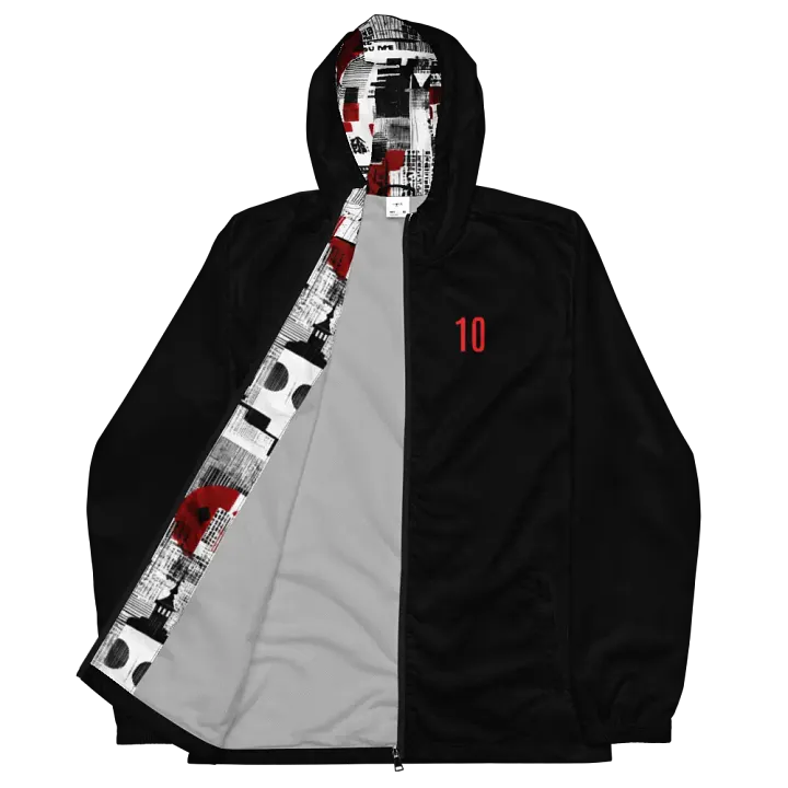 Bold Red All-Over Windbreaker product image (1)