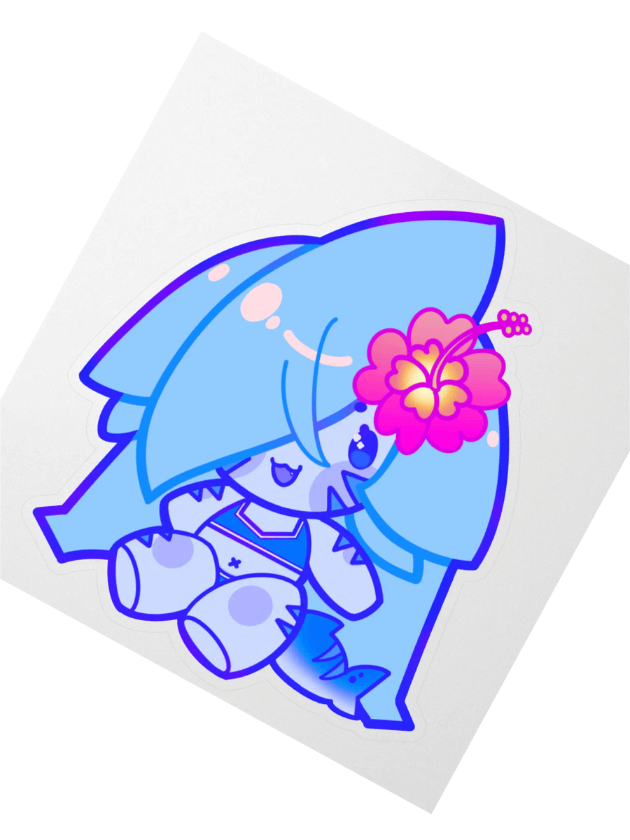 Marketable Plushie Sharky - Sticker product image (5)
