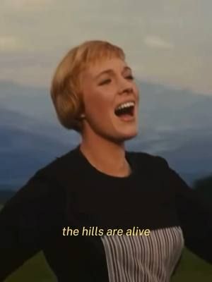 Julie Andrews in The Sound of music 1965 #classicmovies #music #julieandrews 