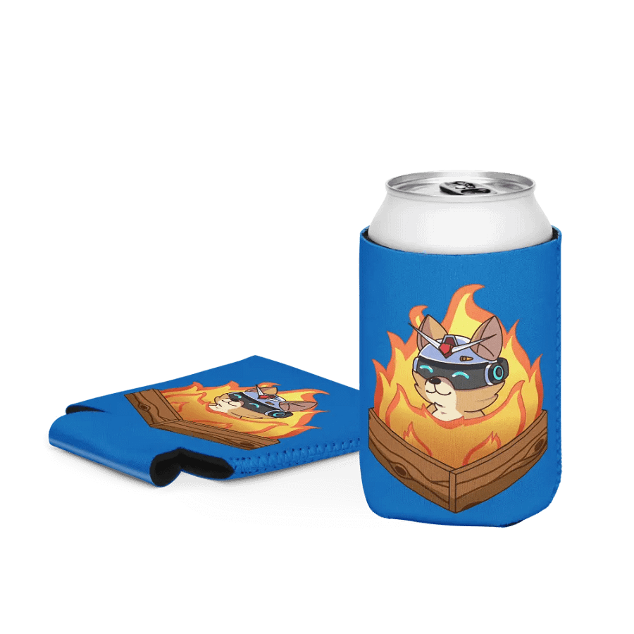 Burning Taku Koozie Can Cooler product image (3)