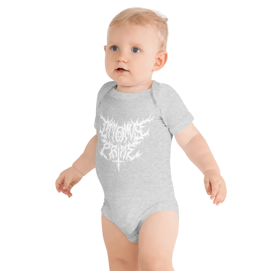 Toddler Onesie - Metal Logo (White) product image (41)