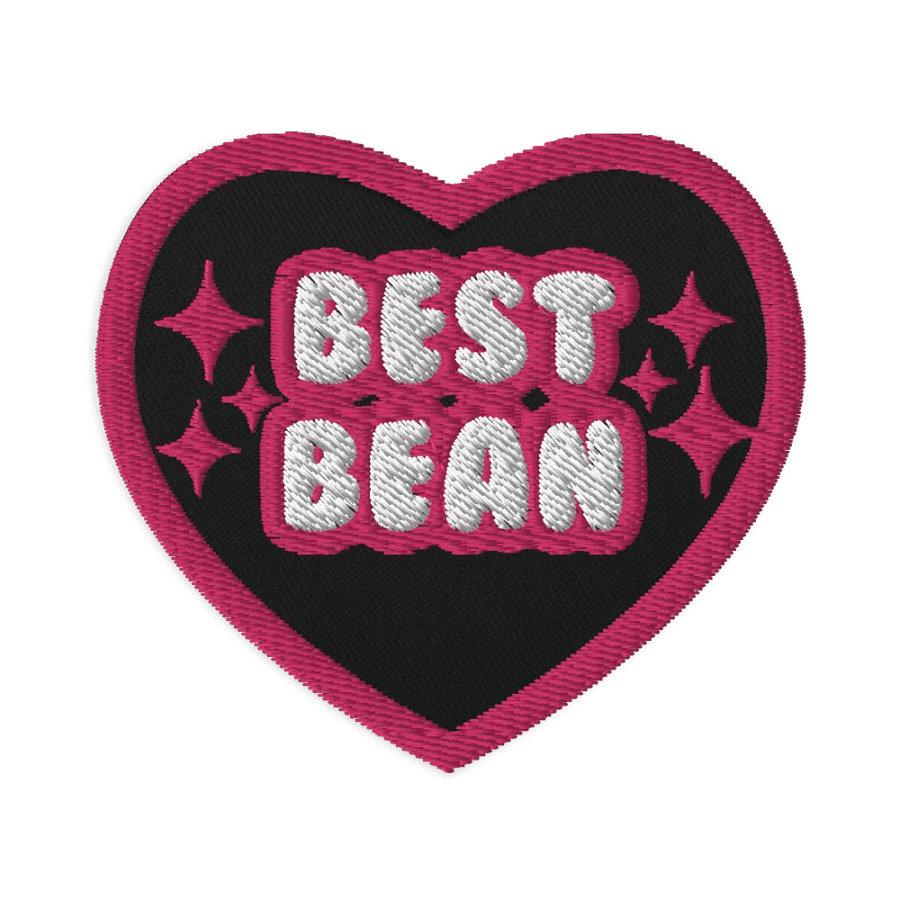 Best Bean Embroidered patch product image (1)