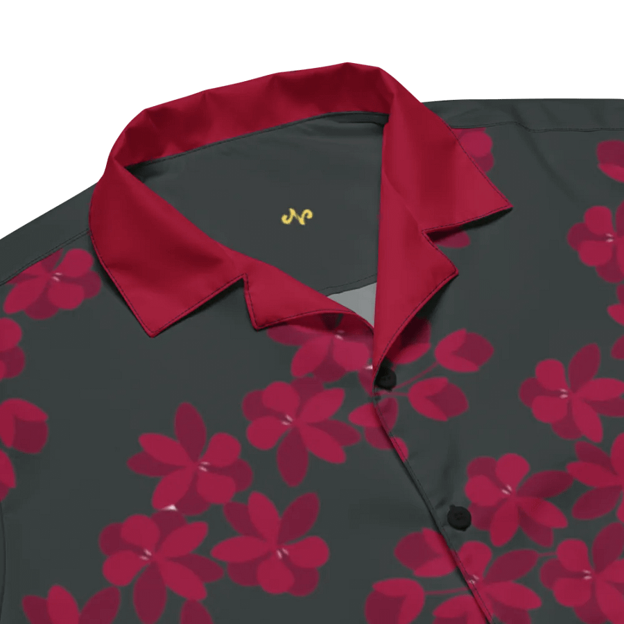 Hawaiian Shirt v3 - Charcoal Gray product image (6)