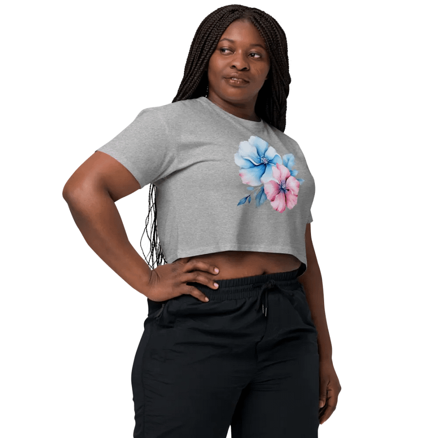 Floral Harmony Women's Crop Top product image (41)