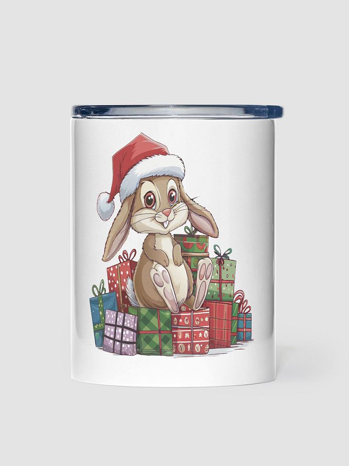 Santa Bunny 10oz Stainless Steel Tumbler product image (2)
