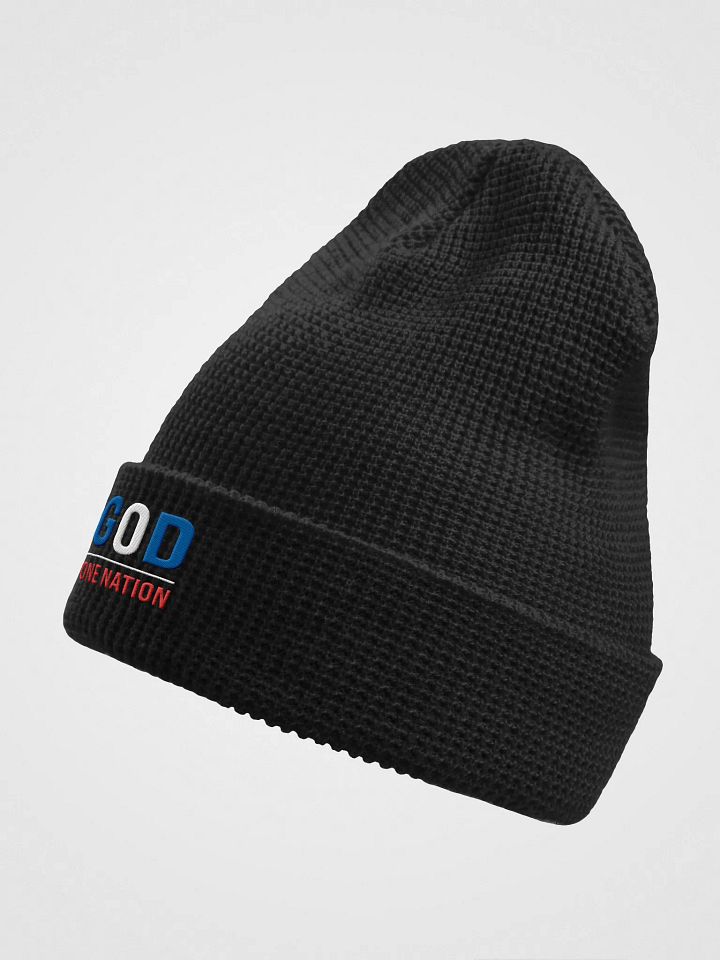 Patriotic Pride Waffle Knit Beanie product image (2)