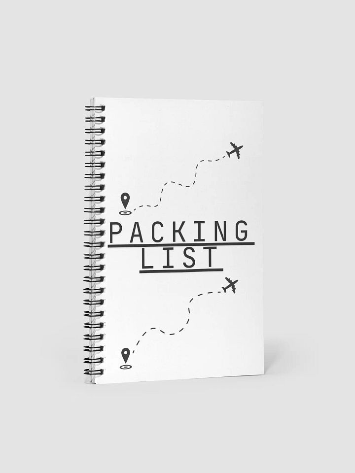 Jetsetter's Packing List Notebook product image (1)