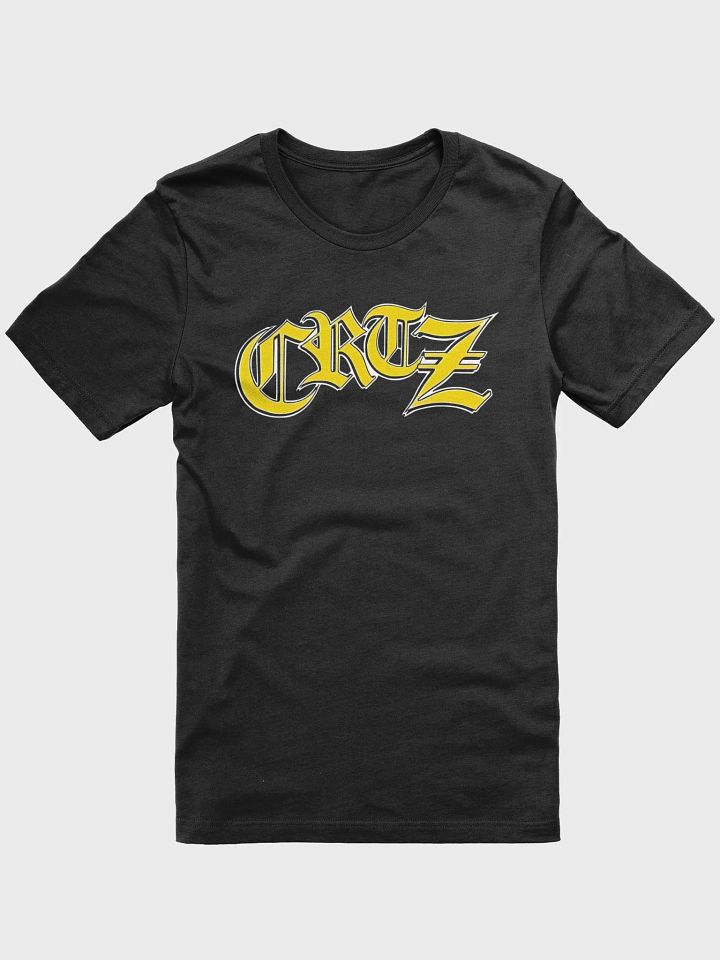 Corteiz Old English T-Shirt – Black product image (1)