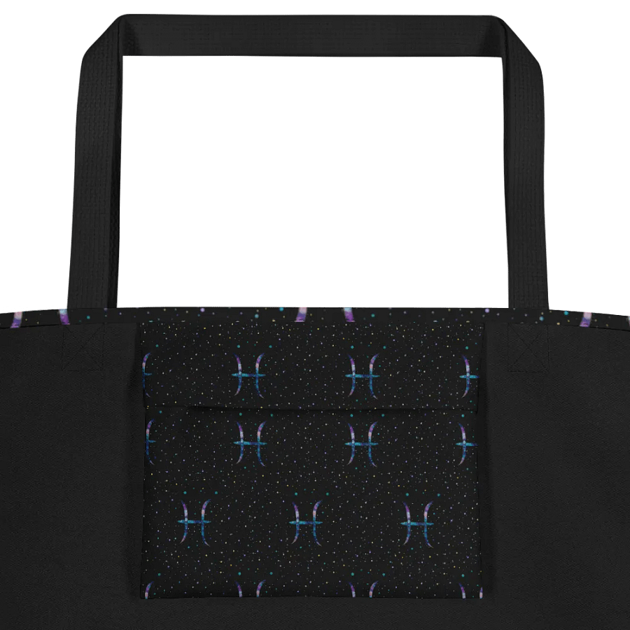 Pisces, Magical Mystical Glyph Only, Patterned Tote product image (2)