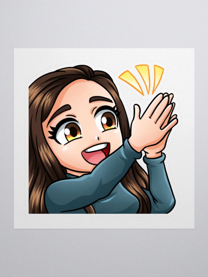 Anna Clap Emote Sticker product image (1)