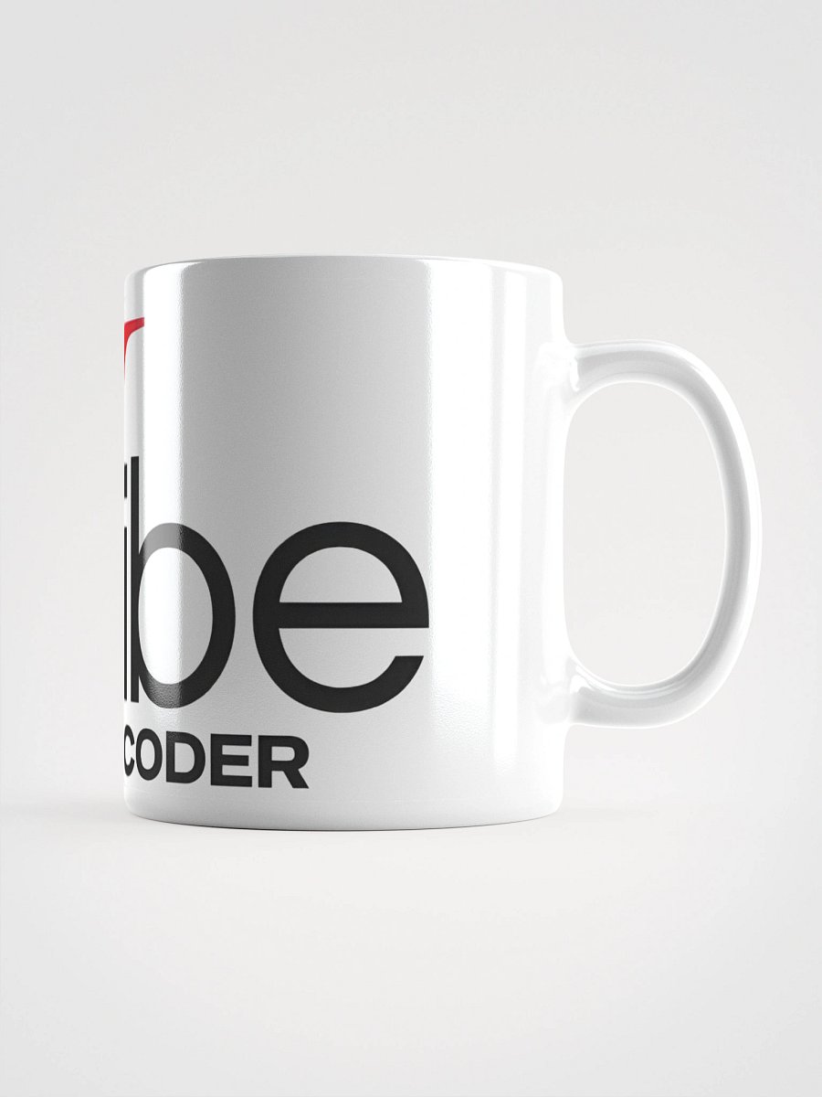 Vibe Coder White Glossy Mug product image (2)