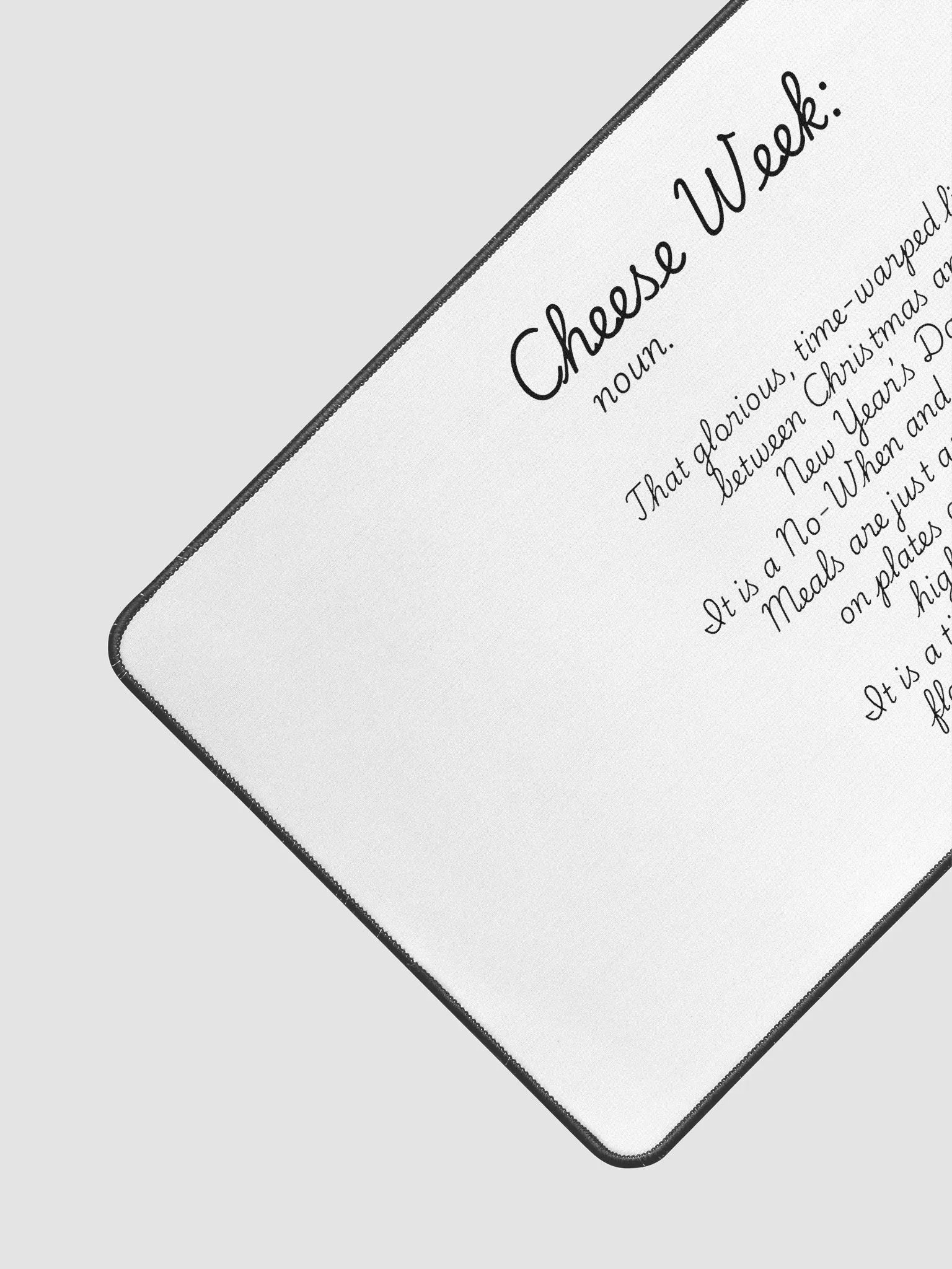 Cheese Week Definition Mat product image (3)